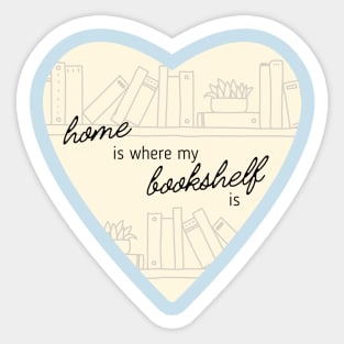 Home in a Hardcover Sticker